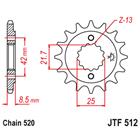 JT Звезда передняя (ведущая) стальная JTF512.15